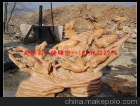 【手工石雕青石、石刻奔马厂家特价】价格,厂家,图片,石膏、石料工艺品,曲阳县义兴雕刻工艺品销售部-
